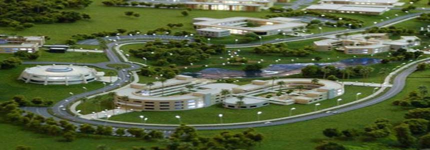 AUCA scale model exhibited at GE Proyectos